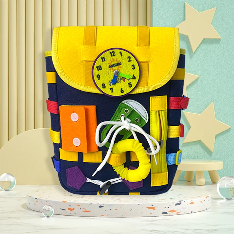 Busy board montessori Backpack