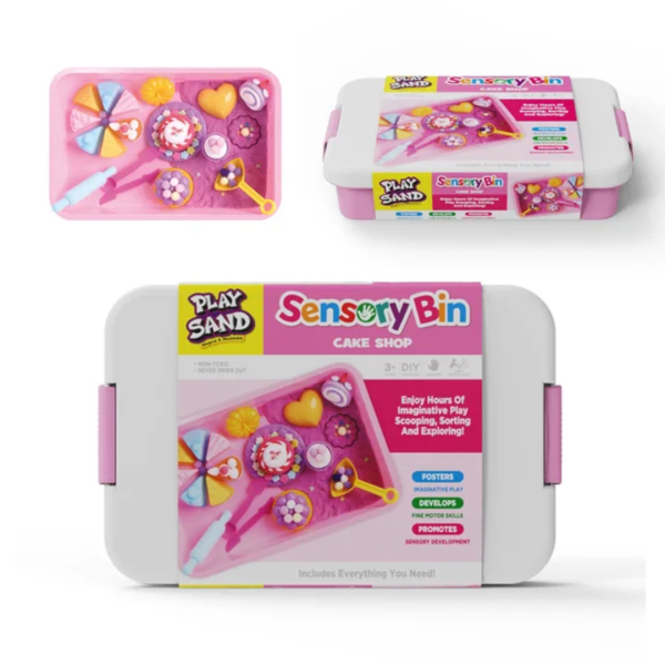 Sensory Bin - Cake